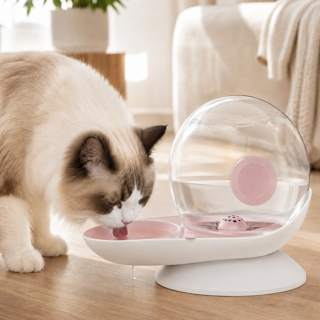 Paws in Awe 2.8L Gravity Pet Waterer for Cats & Small Dogs – No-Plug Auto Refill for Busy Homes image 12
