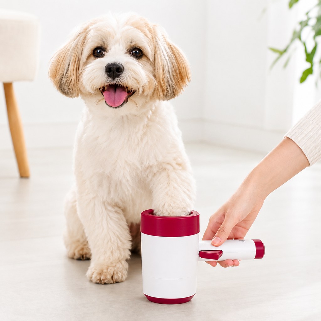 Paws in Awe Electric Dog Paw Cleaner Cup for Muddy Walks - One-Button Paw Washer Helps Keep Floors, Couches & Car Seats Clean image 11