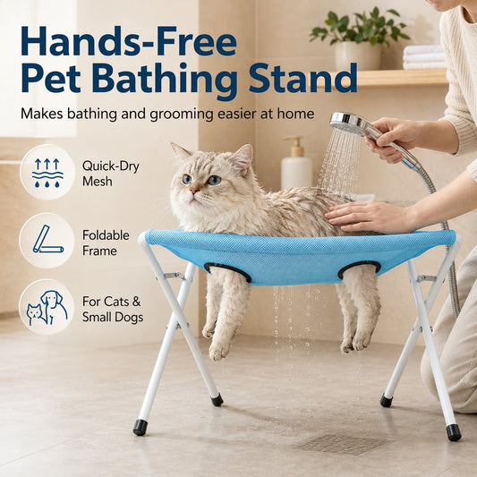 Paws in Awe Foldable Pet Bathing & Grooming Stand for Cats and Small Dogs - Easier Baths, Less Wiggling image 2