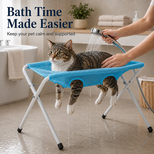 Paws in Awe Foldable Pet Bathing & Grooming Stand for Cats and Small Dogs - Easier Baths, Less Wiggling image 2