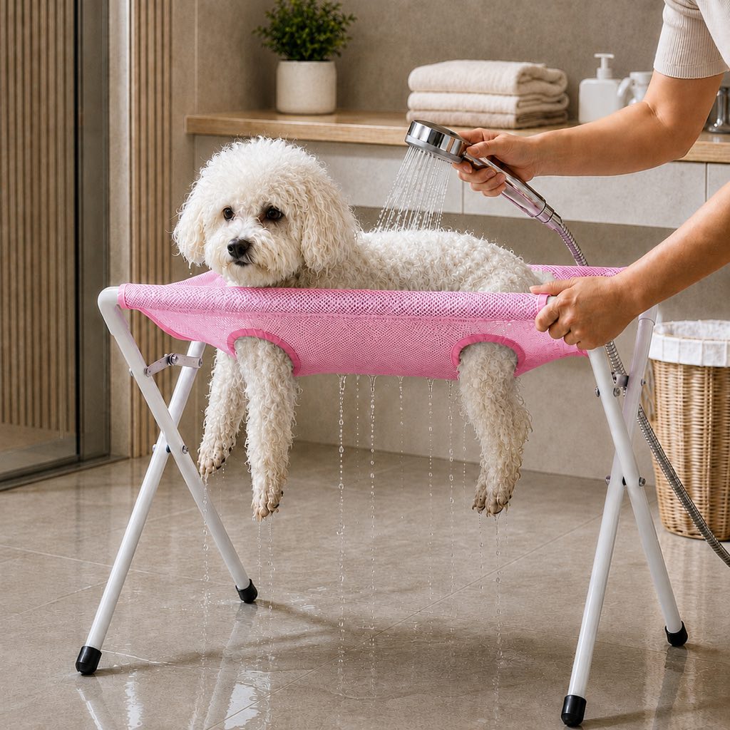 Paws in Awe Foldable Pet Bathing & Grooming Stand for Cats and Small Dogs - Easier Baths, Less Wiggling image 11