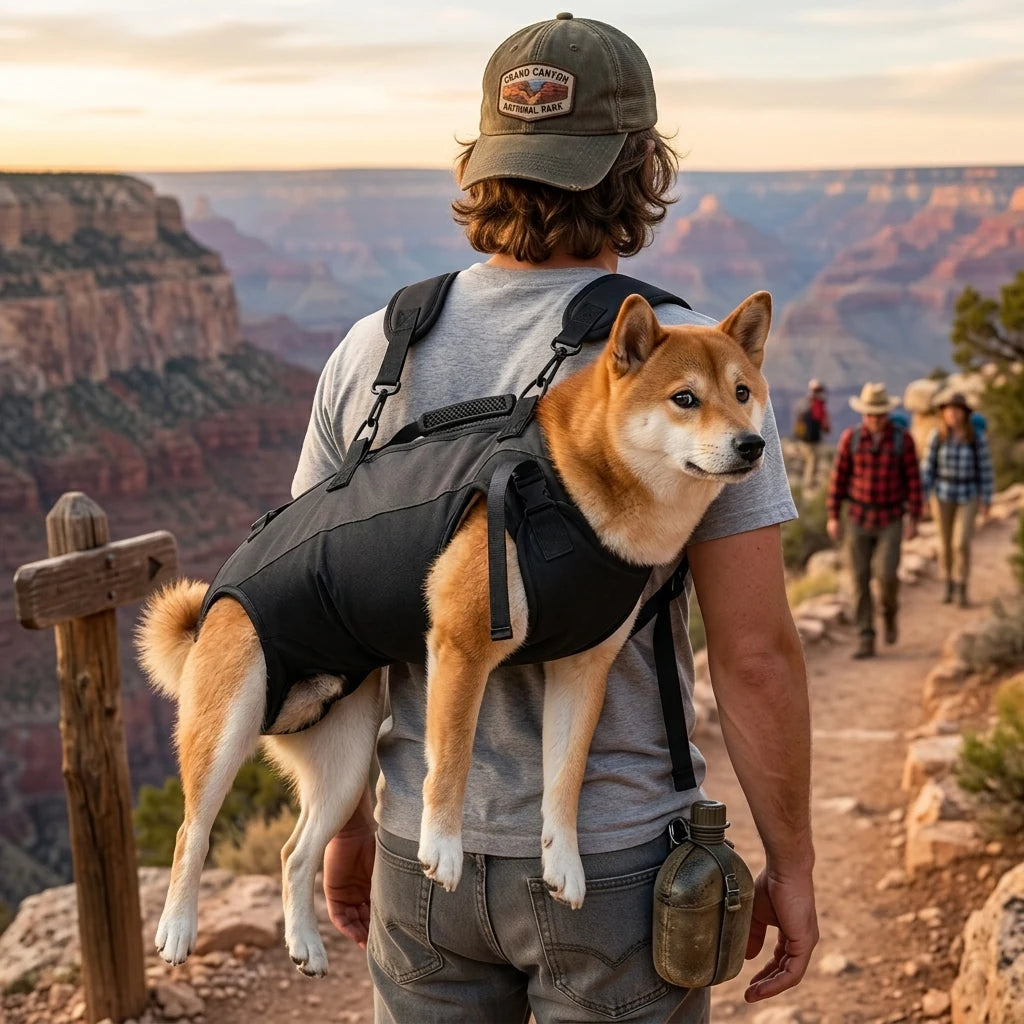 Paws in Awe Hands-Free Dog Carrier Harness Backpack for Walks, Hiking & Travel product image 13