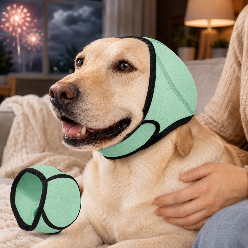 Paws in Awe Dog Ear Cover for Swimming, Bath Time & Loud Noise Comfort - Soft Calming Ear Muff to Help Keep Water & Debris Out image 17