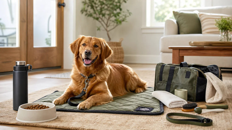 Dog care travel feeding and comfort essentials