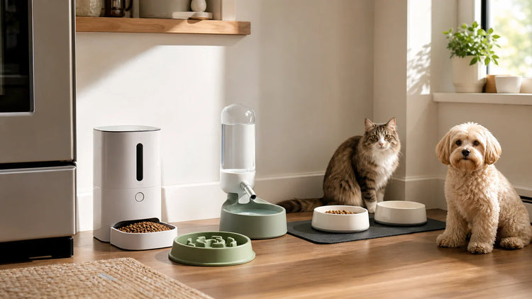 Pet feeders bowls and watering products