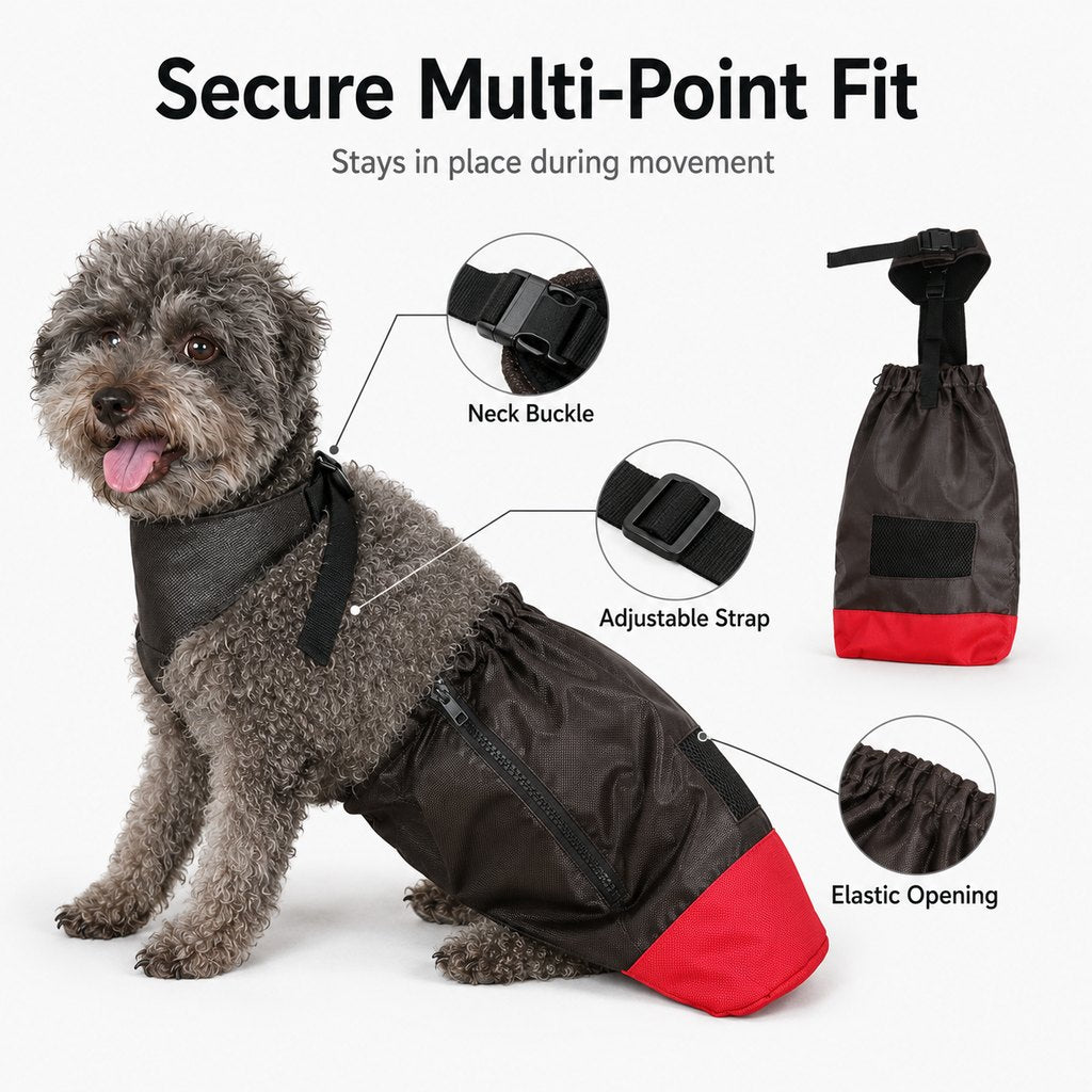 Paws in Awe Dog Mobility Drag Bag for Indoor Scooting - Hind Leg Protection for Senior & Disabled Dogs image 6