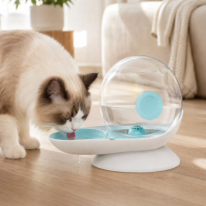 Paws in Awe 2.8L Gravity Pet Waterer for Cats & Small Dogs – No-Plug Auto Refill for Busy Homes image 1