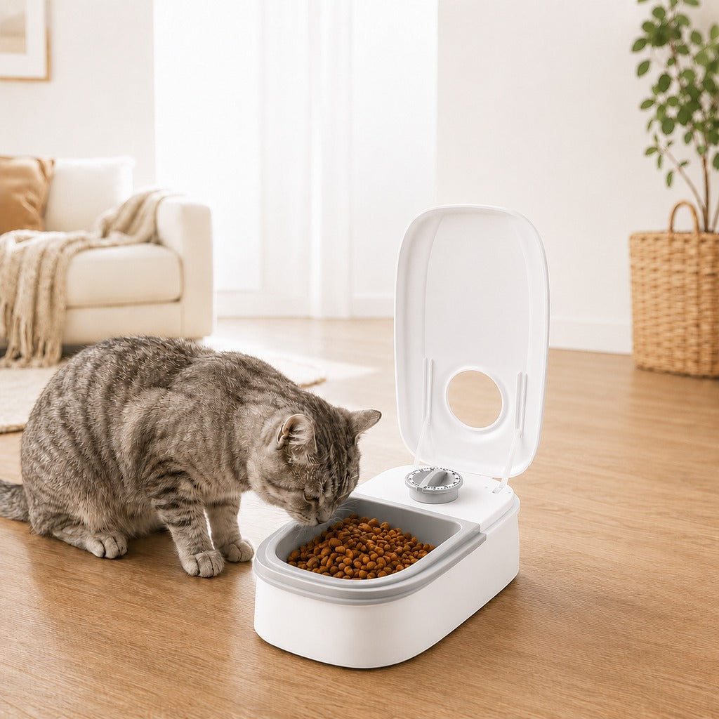 Paws in Awe 48-Hour Timed Pet Feeder for Cats & Small Dogs - Scheduled Meals for Workdays, Short Trips & Busy Pet Parents image 12