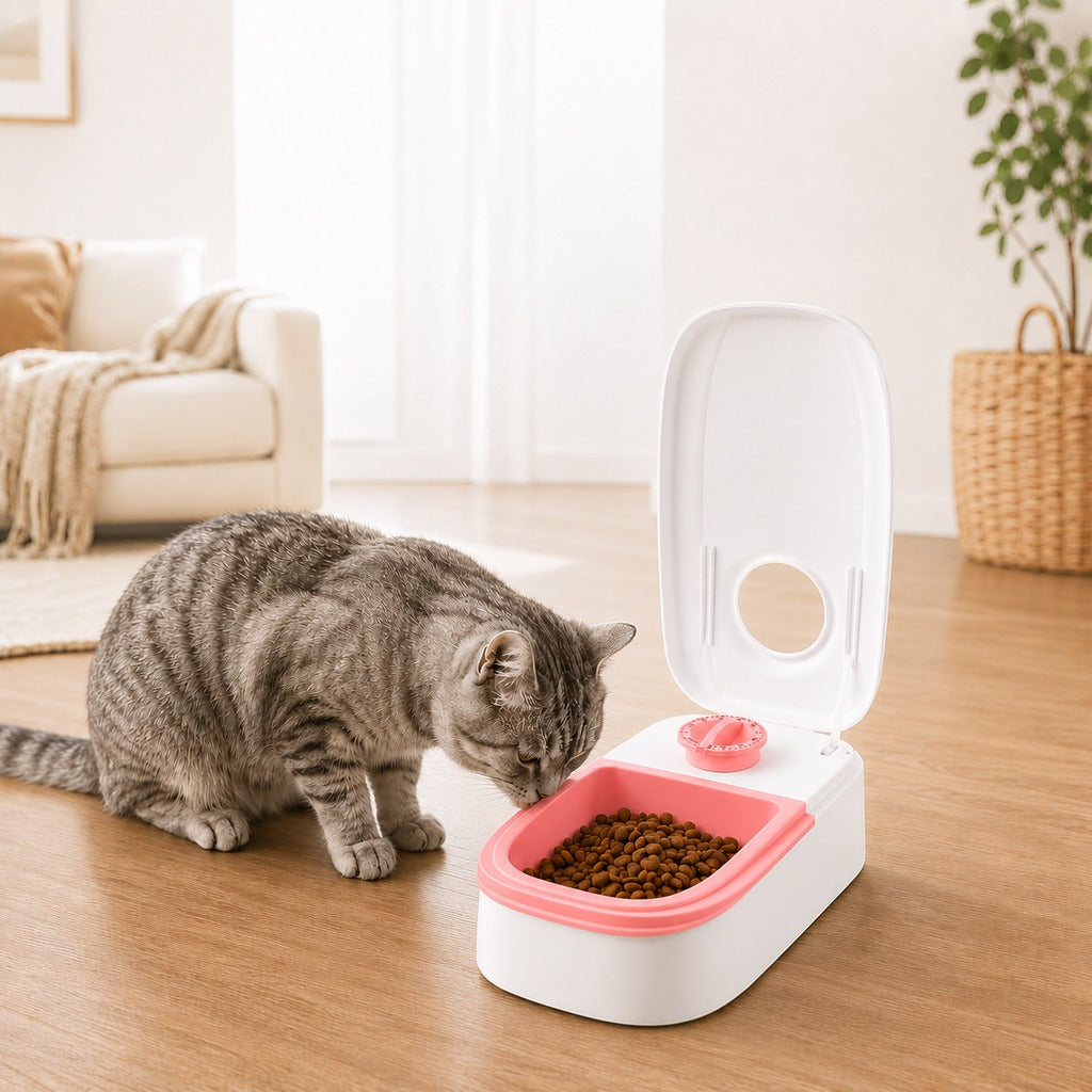Paws in Awe 48-Hour Timed Pet Feeder for Cats & Small Dogs - Scheduled Meals for Workdays, Short Trips & Busy Pet Parents image 11
