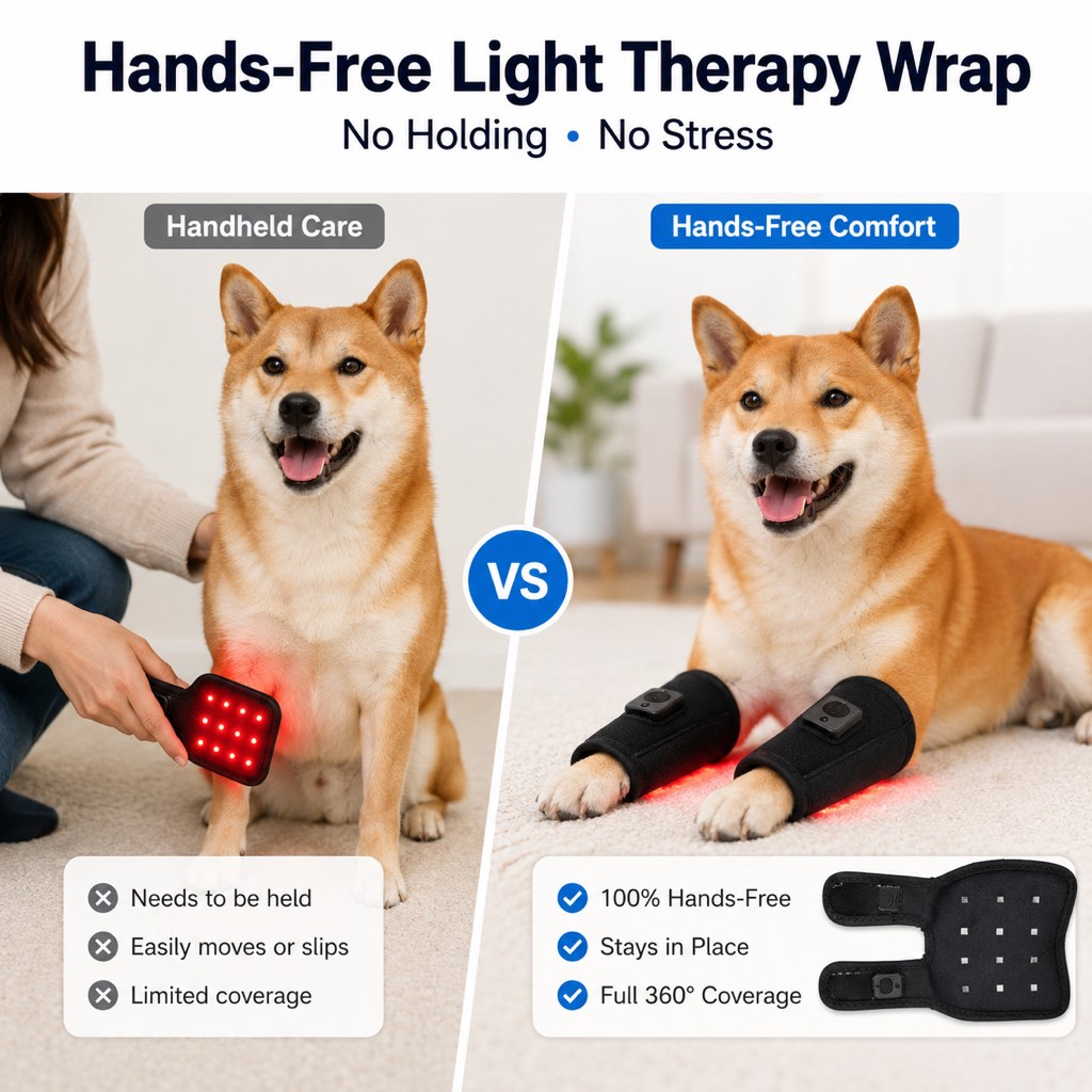 660nm red and 850nm near-infrared dog therapy panel
