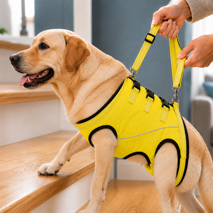 Paws in Awe Full-Body Dog Mobility Support Harness for Stairs & Car Rides - Lift Assist Vest for Senior Dogs with Weak Hind Legs image 10