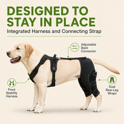 Paws in Awe Dual Rear Leg Dog Support Brace with Harness - Walking Stability for Weak Hind Legs image 6