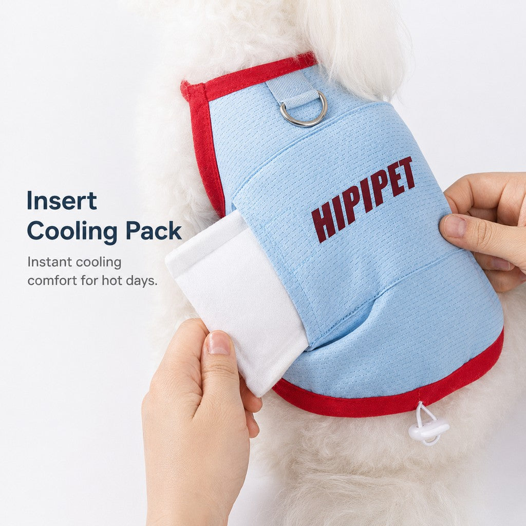 Paws in Awe Dog Cooling Vest and Sun Hat Set – Keep your dog cool and comfortable during hot summer walks. image 7
