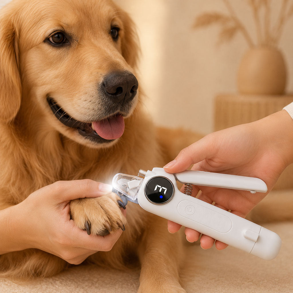 Paws in Awe 2-in-1 Pet Electric Nail Clipper & Grinder with LED Light