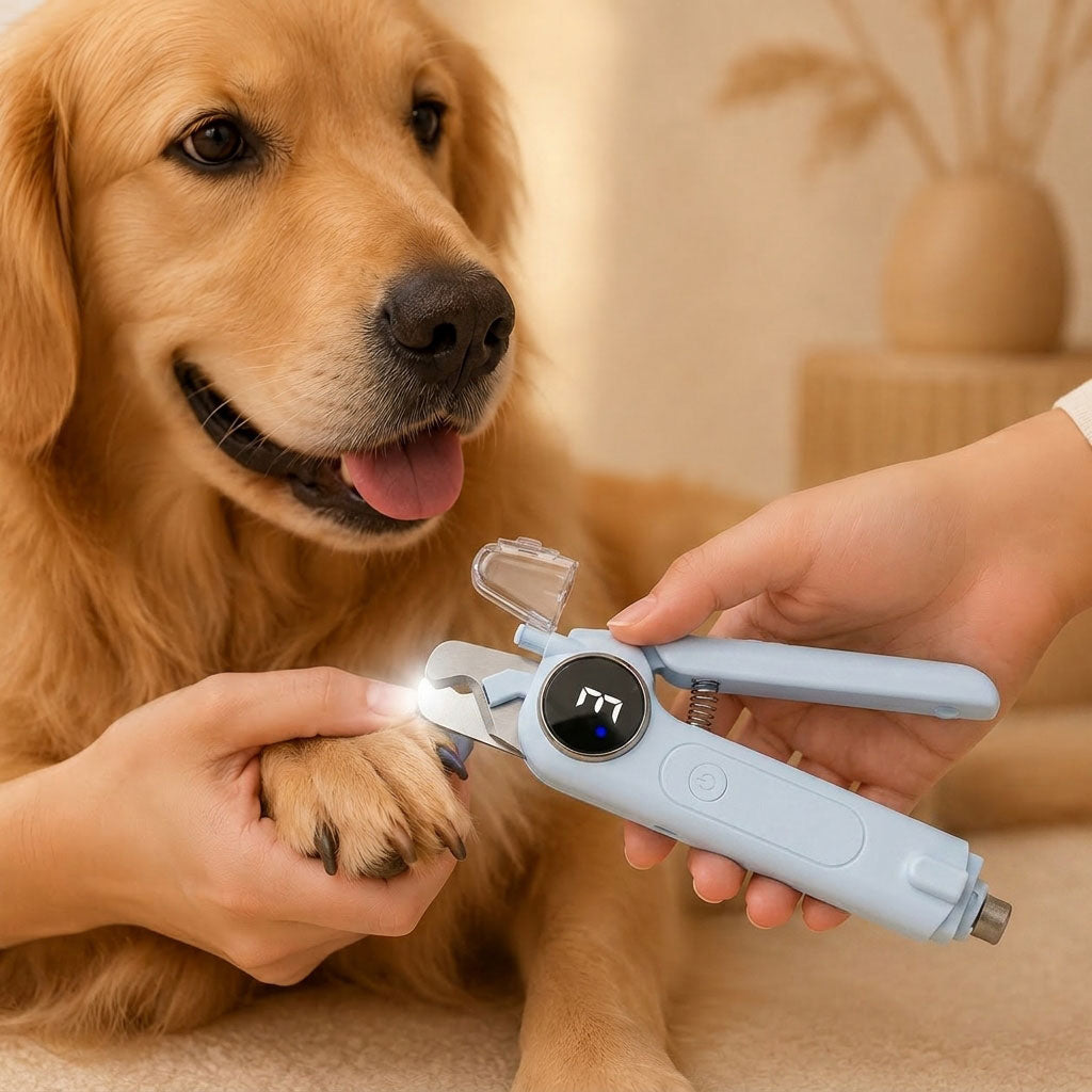 Paws in Awe 2-in-1 Pet Electric Nail Clipper & Grinder with LED Light