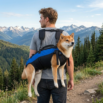 Paws in Awe Hands-Free Dog Carrier Harness Backpack for Walks, Hiking & Travel — Carry Tired Small & Medium Dogs Comfortably image 10