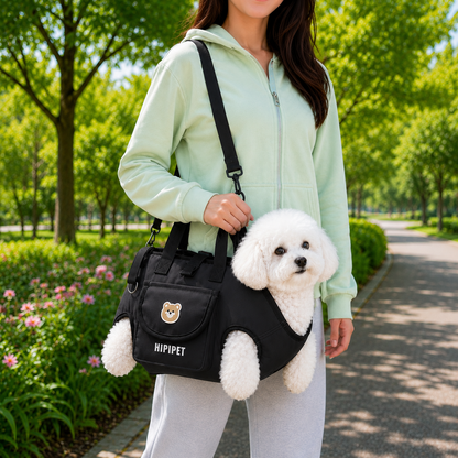 Paws in Awe Hands-Free Outdoor Dog Carrier Bag for Small Dogs - Easy Support for Walks, Errands & Tired Pups image 10