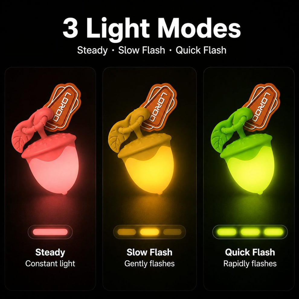 Paws in Awe AcornGlow USB-C Rechargeable Pet Safety Light for Night Walks - Clip-On Acorn LED Charm for Collars, Harnesses & Leashes to Help Dogs Stay Visible After Dark image 9