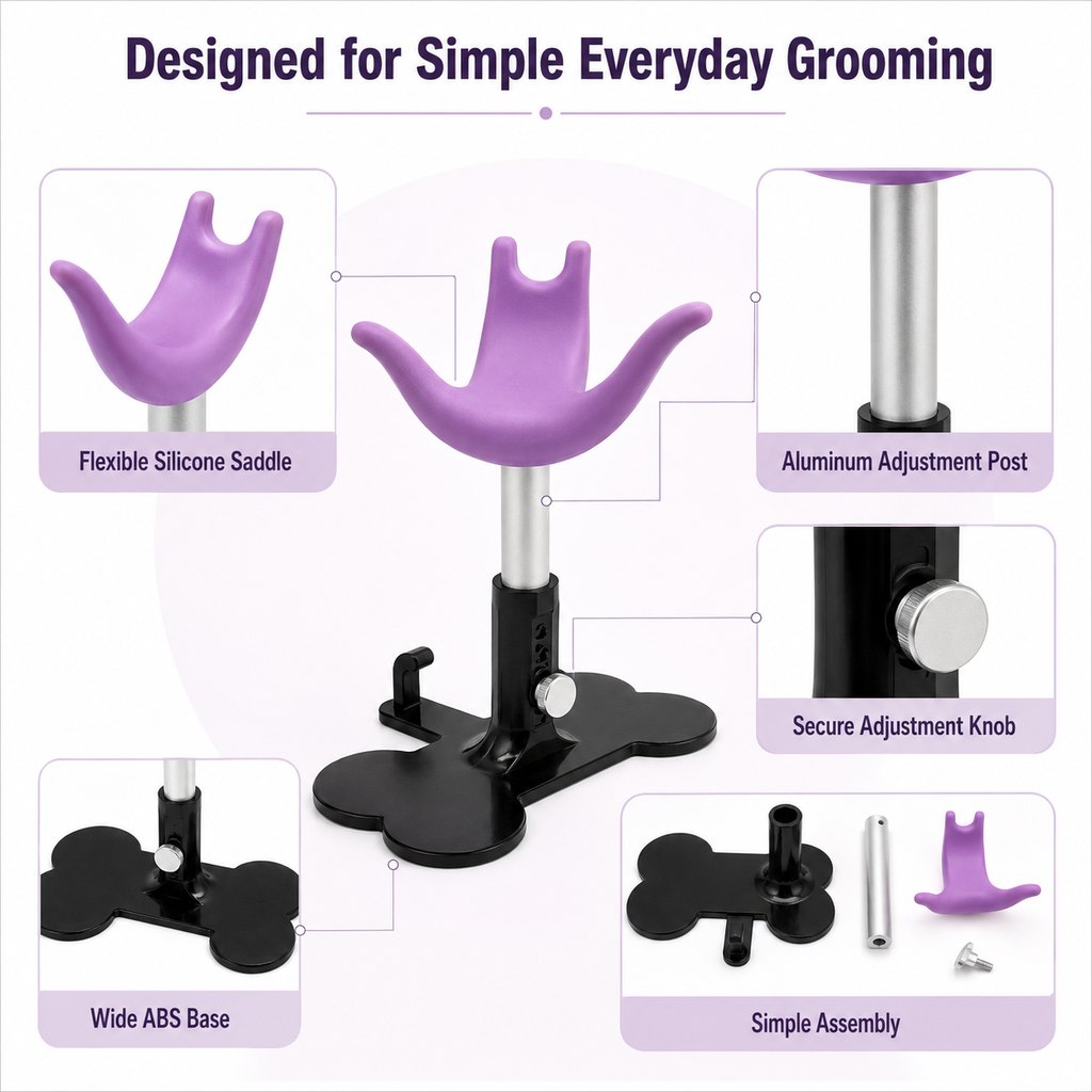Dog grooming support stand product details silicone saddle and base