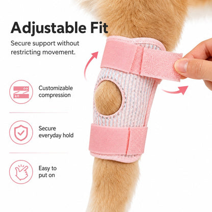 Paws in Awe Dog Knee Support Brace for Front & Rear Legs - Adjustable Joint Support Sleeve for Senior Dogs, Active Dogs & Everyday Mobility Assistance image 4