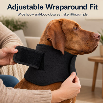 Paws in Awe Adjustable Dog Neck Support Brace for Rest & Recovery - Breathable Cervical Collar for Limited Neck Movement image 7