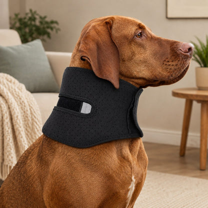 Paws in Awe Adjustable Dog Neck Support Brace for Rest & Recovery - Breathable Cervical Collar for Limited Neck Movement image 1