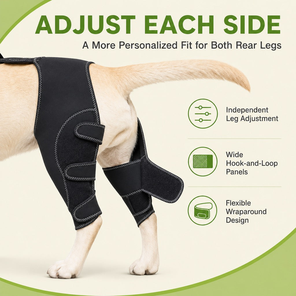 Paws in Awe Dual Rear Leg Dog Support Brace with Harness - Walking Stability for Weak Hind Legs image 5