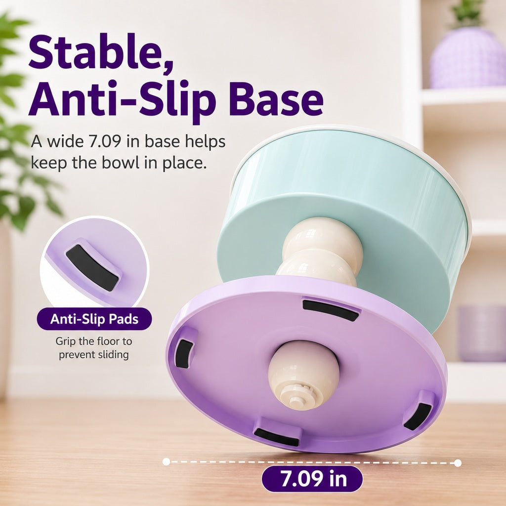 Paws in Awe Adjustable Elevated Pet Bowl for Cats & Small Dogs - 3 Height Modes for Comfortable Feeding image 8