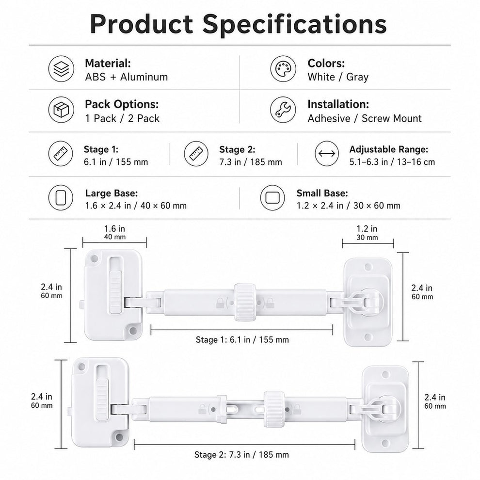 Paws in Awe Adjustable Pet Door Latch for Litter Rooms - Let Cats In & Help Keep Dogs Out image 10