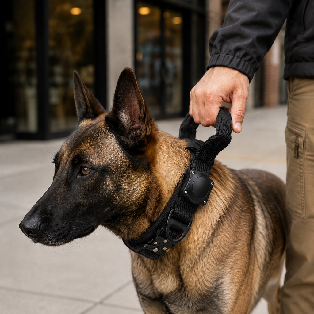 AirTag-compatible dog collar color options