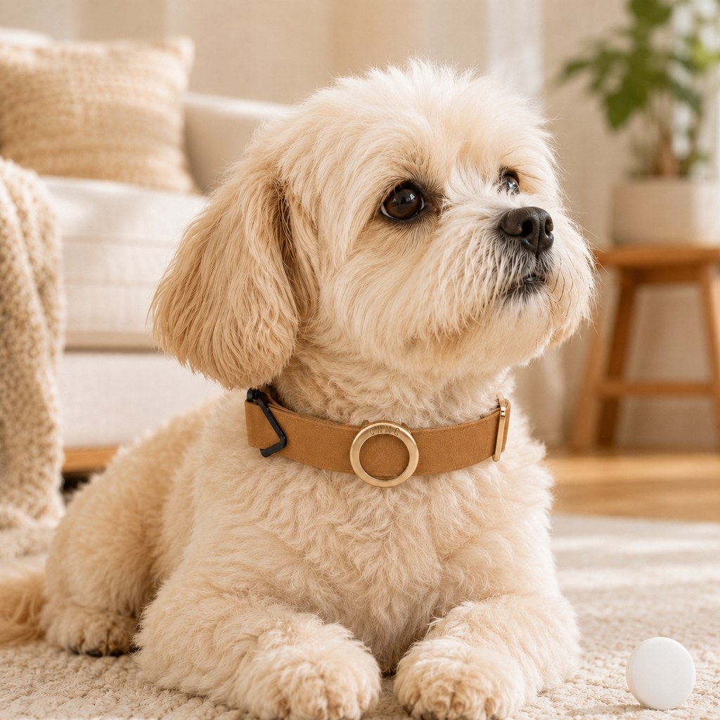 Paws in Awe AirTag-Compatible Pet Collar Holder for Cats & Small Dogs - No-Dangle Tracker Protection for Home, Walks & Everyday Pet Safety image 10