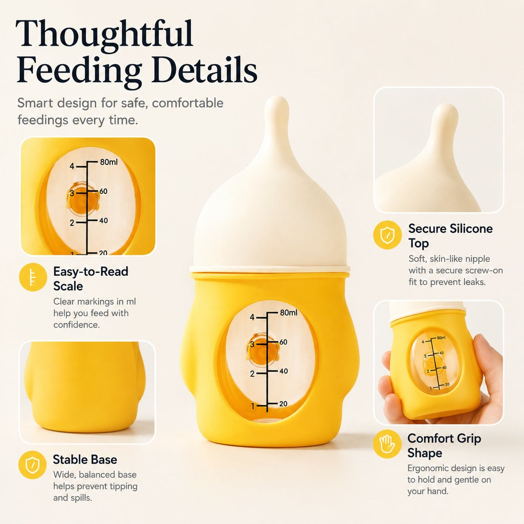 Paws in Awe Newborn Puppy & Kitten Nursing Bottle – Anti-Choke Silicone Pet Feeder for Safe, Gentle Milk Feeding at Home image 8