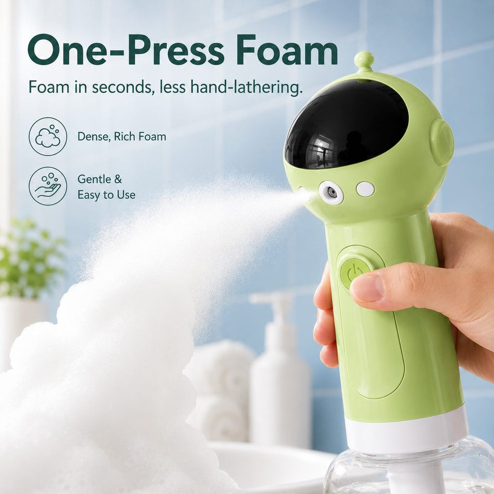 Paws in Awe AstroFoam Pet Bath Bubble Maker for Home Dog Baths - One-Press Dense Foam Sprayer for Less Hand-Scrubbing & Cleaner Bath Time image 5