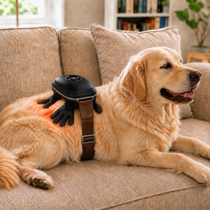 Black remote control dog massager new lifestyle image