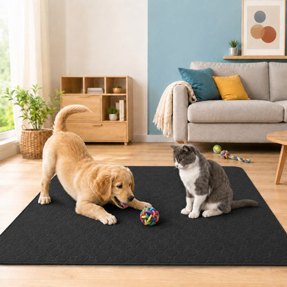 Paws in Awe Reusable Washable Pet Pee Pad for Cats & Dogs - Absorbent Non-Slip Floor Mat for Indoor Potty Training, Playpens & Crates image 11
