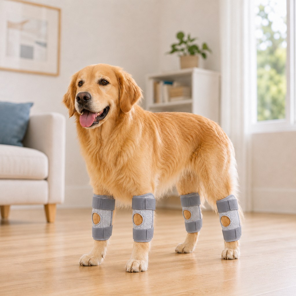 Paws in Awe Dog Knee Support Brace for Front & Rear Legs - Adjustable Joint Support Sleeve for Senior Dogs, Active Dogs & Everyday Mobility Assistance image 11