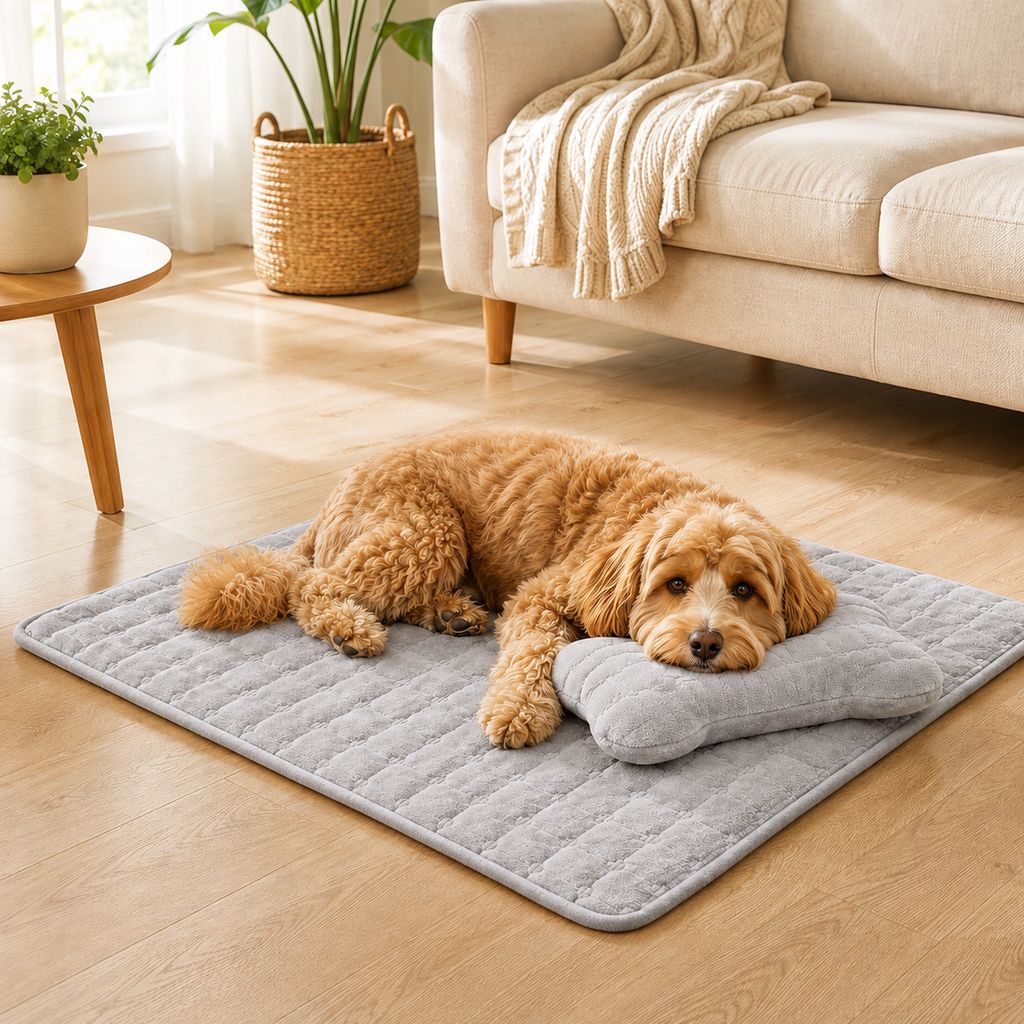 Indoor pet resting bed mat for living room and bedroom