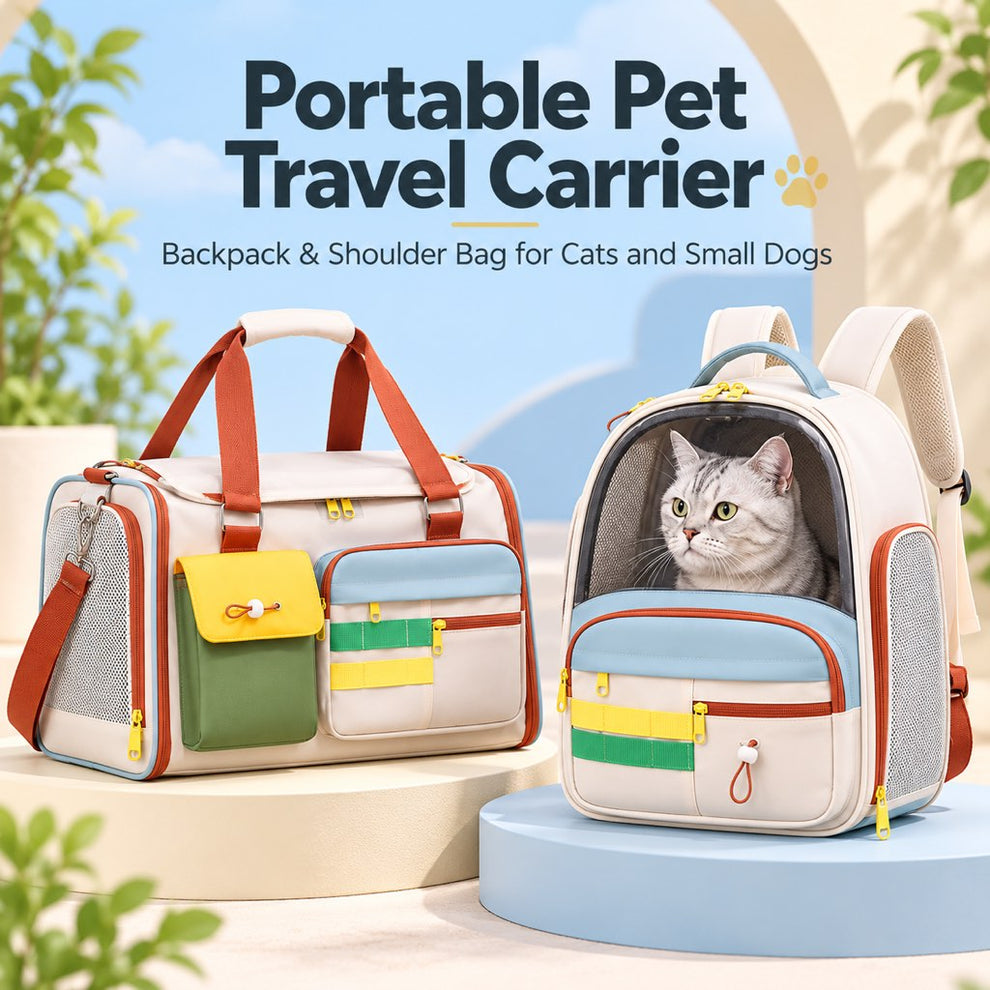 Multicolor backpack and shoulder bag pet carriers