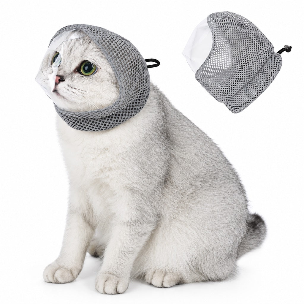 Paws in Awe Breathable Cat Grooming Muzzle for Bathing & Nail Trimming - Helps Reduce Bites During Cat Care image 11