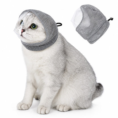 Paws in Awe Breathable Cat Grooming Muzzle for Bathing & Nail Trimming - Helps Reduce Bites During Cat Care image 11
