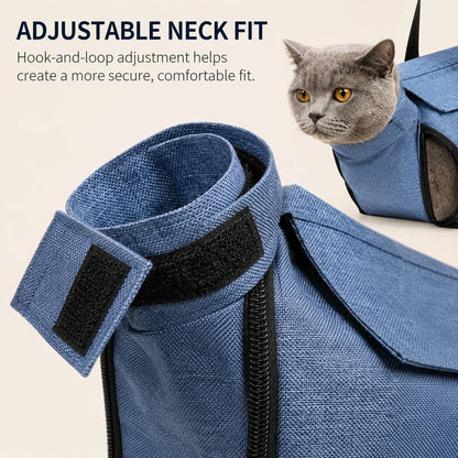 Breathable mesh cat grooming restraint bag