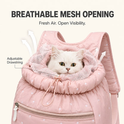 Paws in Awe Hands-Free Pet Carrier Backpack for Everyday Outings – Breathable Travel Carrier for Cats & Small Dogs image 5