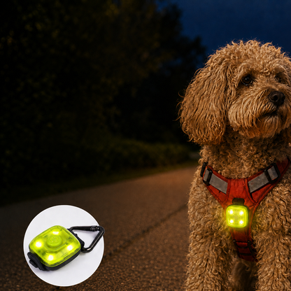 Paws in Awe Clip-On Pet Safety Light for Night Walks - Helps Dogs & Cats Stay Visible After Dark image 14