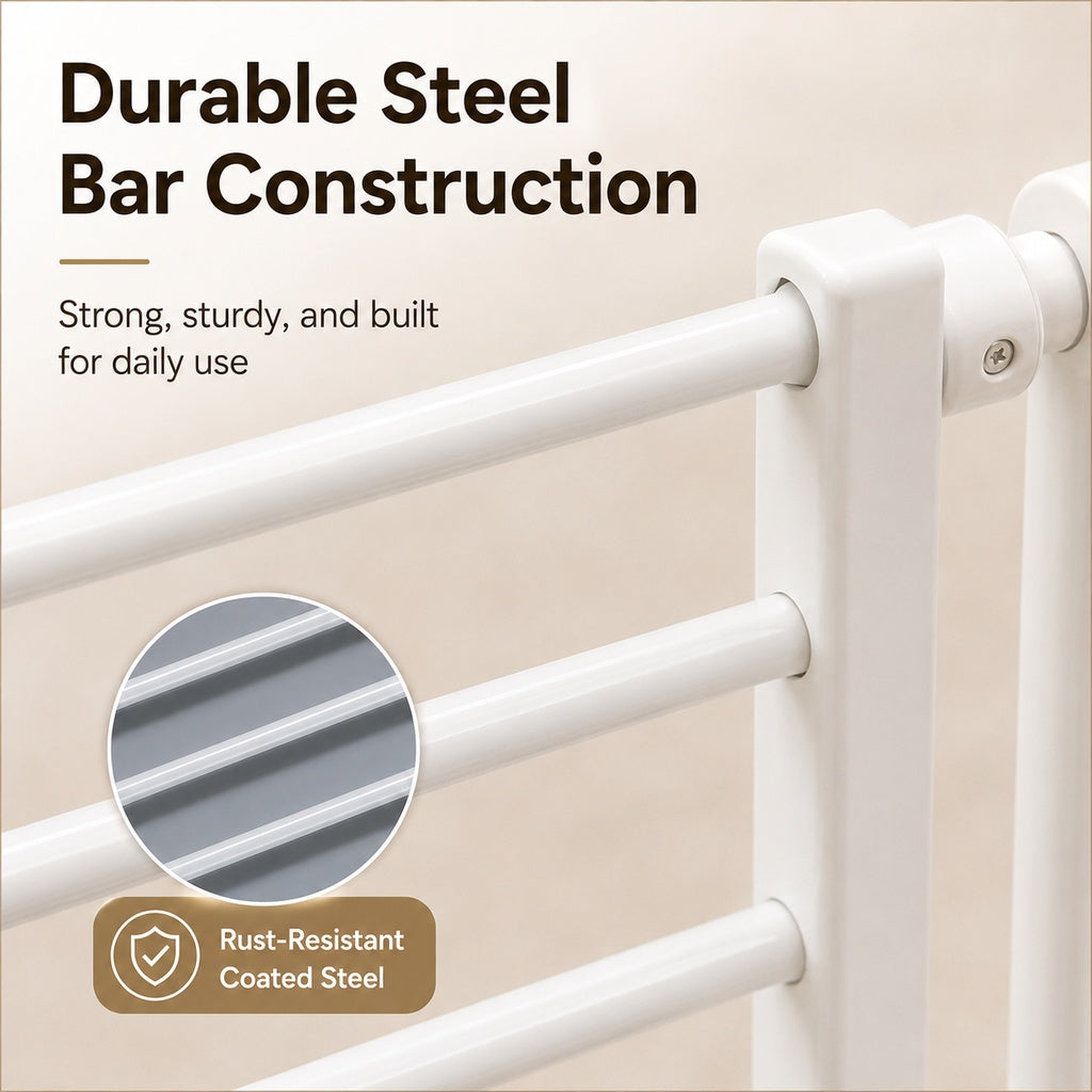 Paws in Awe No-Drill Expandable Pet Gate for Doorways - Adjustable Indoor Barrier for Small Dogs image 7