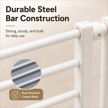 Paws in Awe No-Drill Expandable Pet Gate for Doorways - Adjustable Indoor Barrier for Small Dogs image 7