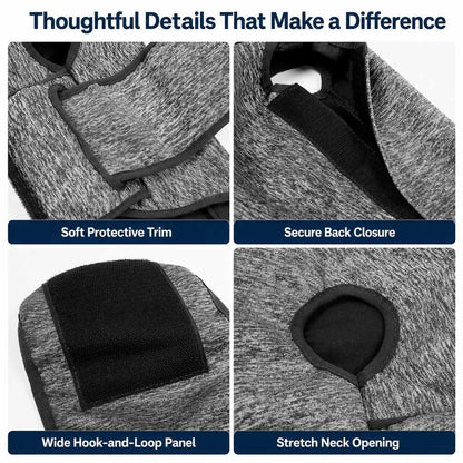 Paws in Awe Cat Calming Vest for Thunderstorms, Travel & Quiet Time - Soft Adjustable Comfort Wrap for Nervous Cats image 3