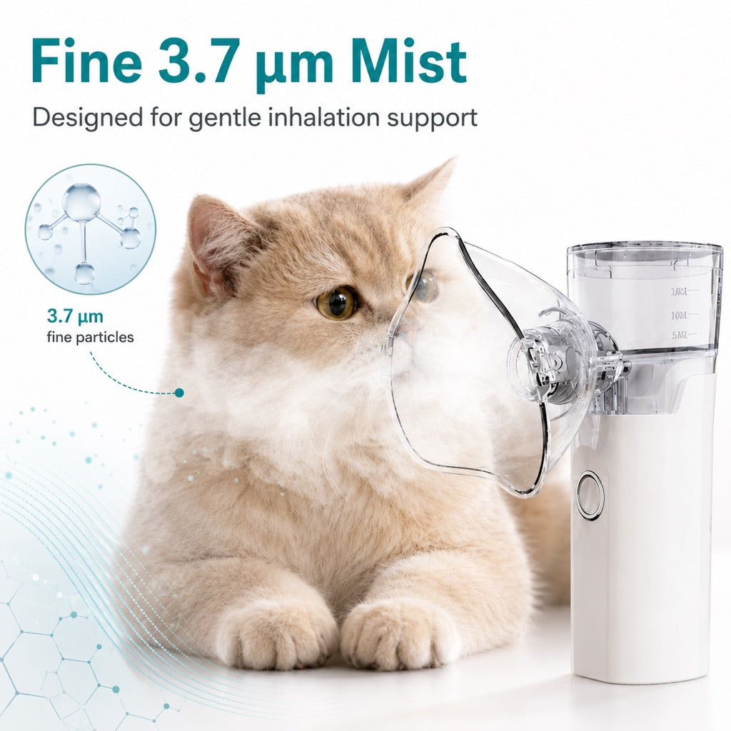 Paws in Awe Portable Pet Nebulizer for Cats & Dogs - At-Home Breathing Support for Coughing, Congestion & Sensitive Pets image 5