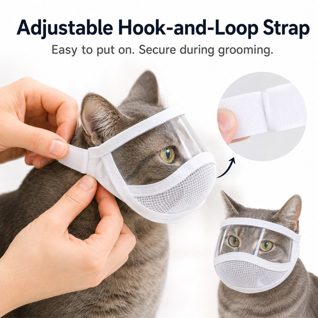 Paws in Awe Clear-View Cat Grooming Shield for Nail Trims & Ear Cleaning - Helps Reduce Bites and Scratches During Cat Care image 5