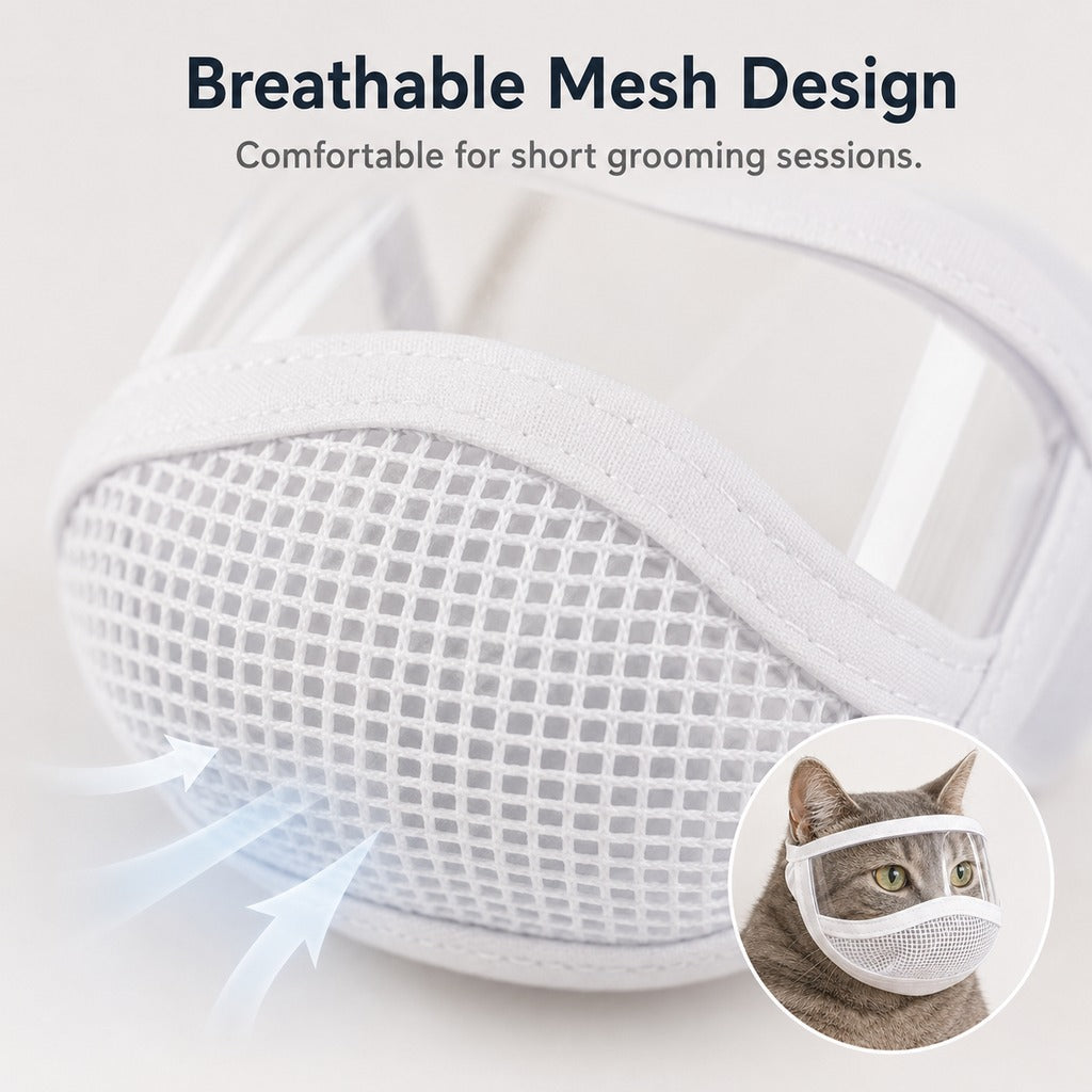 Paws in Awe Clear-View Cat Grooming Shield for Nail Trims & Ear Cleaning - Helps Reduce Bites and Scratches During Cat Care image 4