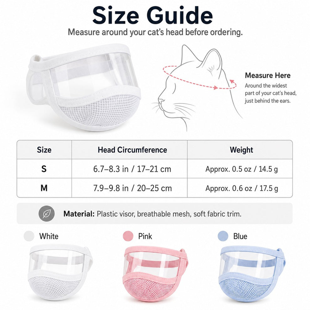 Paws in Awe Clear-View Cat Grooming Shield for Nail Trims & Ear Cleaning - Helps Reduce Bites and Scratches During Cat Care image 8
